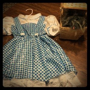 Dorothy costume from wizard of oz with terry